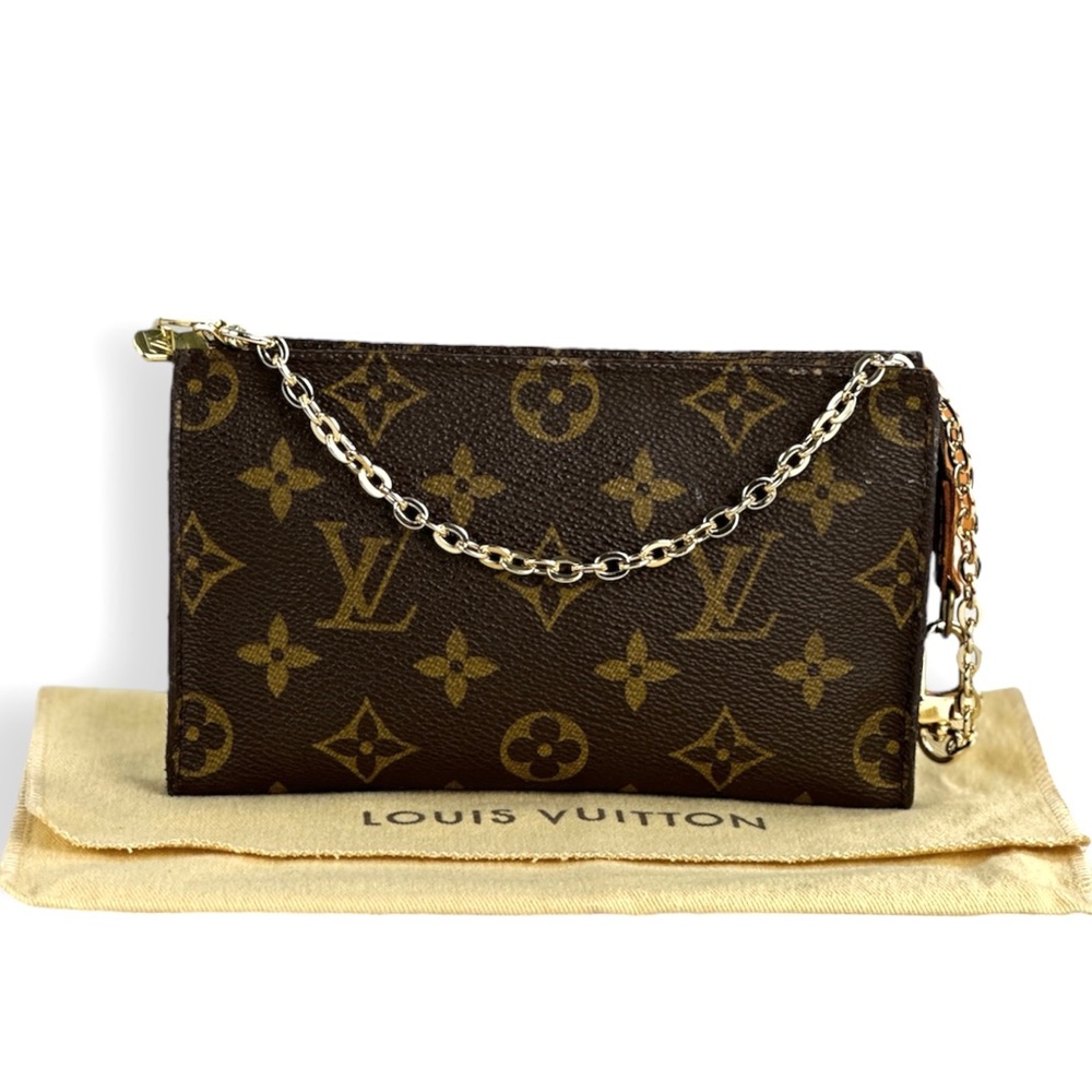❌SOLD❌ 💕CUTE💕 Louis Vuitton Mini Monogram Bucket Pochette - Picture 1 of 14